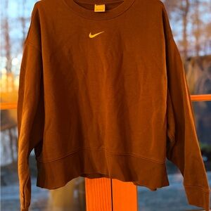 Nike Chocolate Brown Crewneck